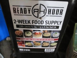 Ready Hour 2-week food supply MREs...