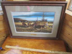 Terry Redlin framed, signed and num...