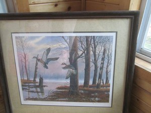 Framed, signed and numbered print W...