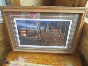 Framed, signed and numbered print b...