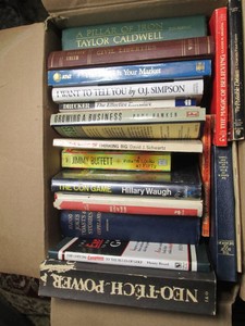 Box of vintage books and novels...