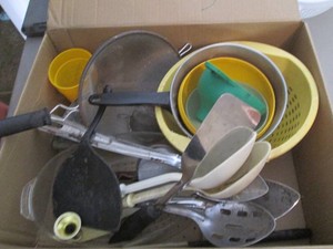 Variety of assorted former kitchen ...