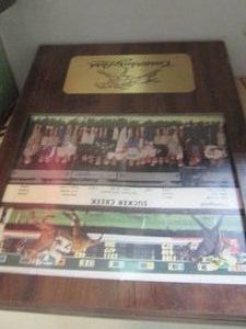 Canterbury Downs plaque...