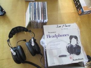 Vintage music CDS and Radio Shack s...