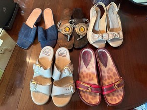 Mixed Women��s Sandals Slides Heels Lot Dansko Softspots Various Sizes