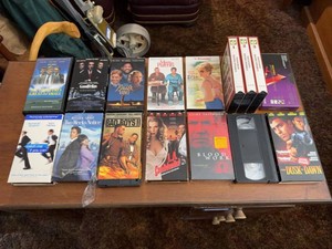 Assorted VHS Movie Tapes Reading Dynamics Set Sony S-VHS Tape