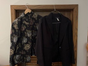 Womens Blazer Jacket Lot Jones New York Field Manor Size 12 L