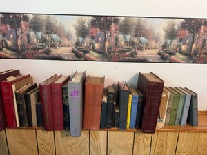 Assorted Vintage & Antique Hardcover Books Dictionary Bible Series Lot