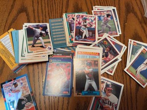 Assorted Vintage Baseball Trading Card Lot Topps Score Donruss UD
