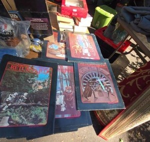 Star Wars Memorabilia Lot Books Portfolios Tote Blu-ray Ornaments