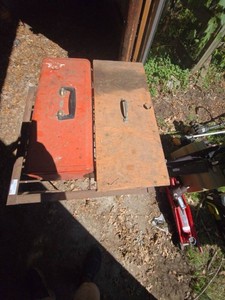 Vintage Matco Metal Toolbox & Wooden Carpenter Tool Chest Lot