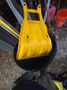 Lot of Assorted Yard Tools, Metal Trim & Building Materials