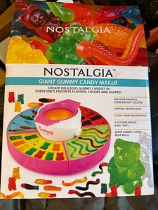 Nostalgia Giant Gummy Candy Maker With Original Box and Paperwork