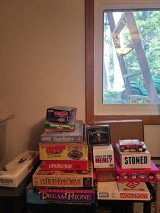Vintage Board Game Lot Dream Phone Mouse Trap Operation Monopoly