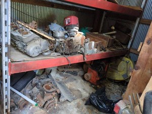 Take What You Want Lot of Vintage Motorcycle & Small Engine Parts