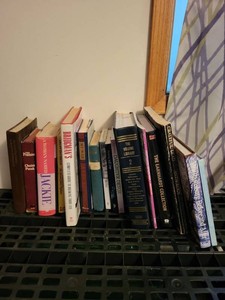 Box Lot of Assorted Hardcover & Paperback Books Biography Music Art