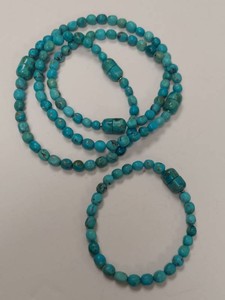 Jay King Mine Finds Turquoise Bead Necklace with HSN Box Card