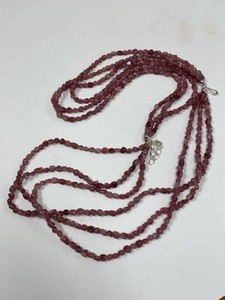 Jay King Mine Finds Pink Tourmaline Multi Strand Necklace 925 Clasp