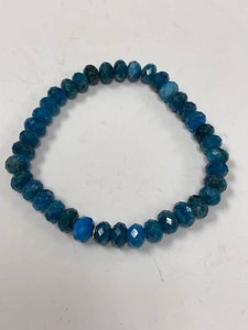 Jay King Mine Finds Blue Gemstone Beaded Stretch Bracelet w Box