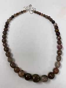 Jay King Mine Finds Graduated Stone Bead Necklace w HSN Box Pouch