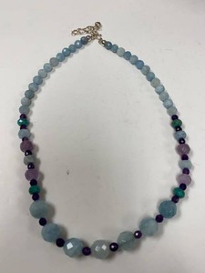 Jay King Mine Finds Multi Gemstone Bead Necklace w Box & Pouch