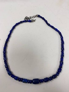 Jay King Mine Finds Lapis Lazuli Beaded Necklace w HSN Box Pouch