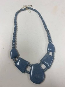 Jay King Mine Finds Blue Stone Bead Statement Necklace w Box