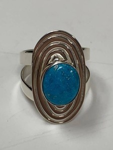 HSN Nicky Butler Blue Cabochon Statement Ring Size 9 Boxed