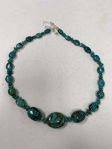 Jay King Mine Finds Turquoise Bead Necklace Graduated Statement