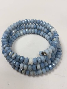 Jay King Mine Finds Blue Opal Wrap Bracelet Sterling 925 Faceted