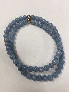 Jay King Mine Finds Blue Stone Bead Necklace Sterling 925 Clasp Box