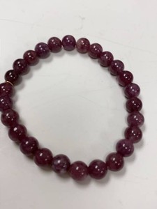 Jay King Mine Finds Purple Gemstone Bead Stretch Bracelet w Box