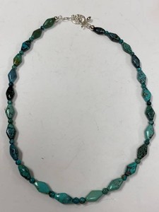 Jay King Turquoise Beaded Necklace w HSN Box Pouch Adjustable