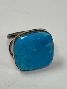 Jay King Mine Finds Turquoise Sterling Silver Double Band Ring Box