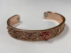 Bradford Exchange Natures Healing Beauty Copper Cuff Bracelet