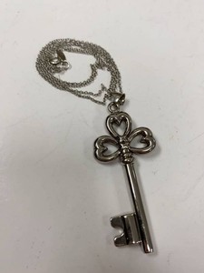 Effy Sterling Silver Heart Key Pendant Necklace With Box