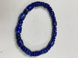 Jay King Mine Finds Lapis Lazuli Beaded Bracelet w Box & Pouch