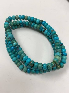 Jay King Mine Finds Turquoise Bead Necklace w Box Pouch Card