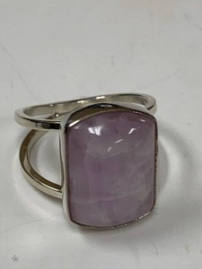 Jay King DTR Sterling Silver Pink Stone Statement Ring Approx 9.5