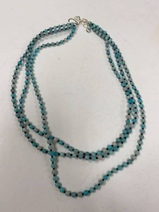 Jay King Mine Finds Amazonite Bead Necklace Sterling Silver HSN Box