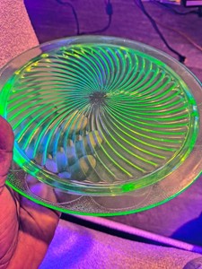 Vintage Green Uranium Glass