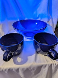 Vintage Cobalt Blue Glass