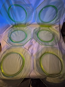 Vintage Uranium Depression era plates
