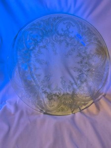 Large Vintage Uranium Plate