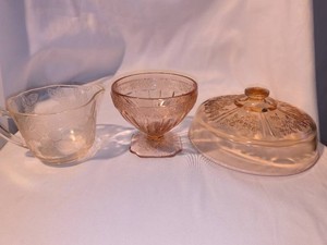 Vintage Pink Jeannette Glass
