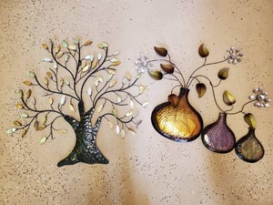 2 Decorative Metal Wall art Pieces