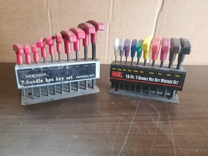 2 Sets of T-Handle Hex Key Wrench Sets