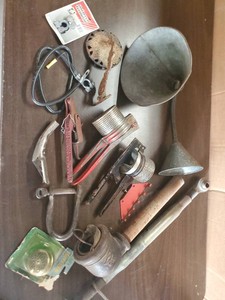 Large Group of Vintage Tools, 2 potato Ricers, and More