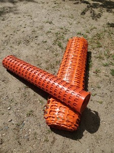 2 Rolls of Standard Orange Safetysnow fence