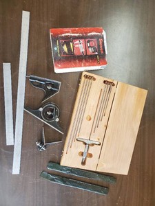 Starrett 445 4 Base Depth Micrometer and Starrett Combination star Set